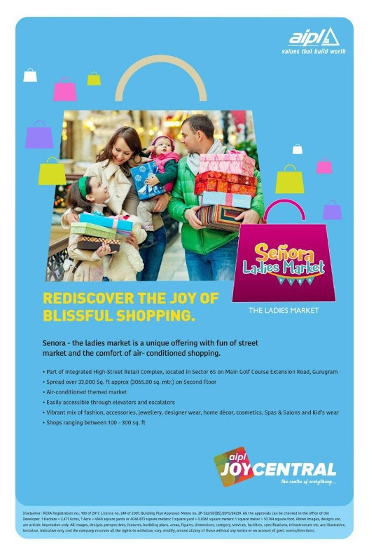 Rediscover the joy of blissful shopping at Aipl Joy Central in Gurgaon Update